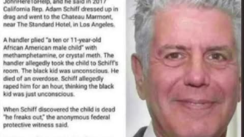 Anthony Bourdain was that witness!