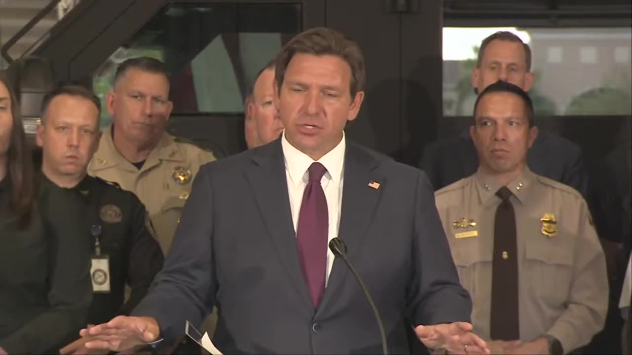 Gov. Ron DeSantis, ICE officials share results of Florida's largest-ever immigration operation - May 1, 2025