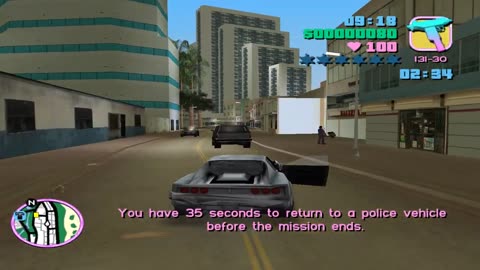 GTA Vice City - Completing VIGILANTE MISSIONS always at the LAST SECOND