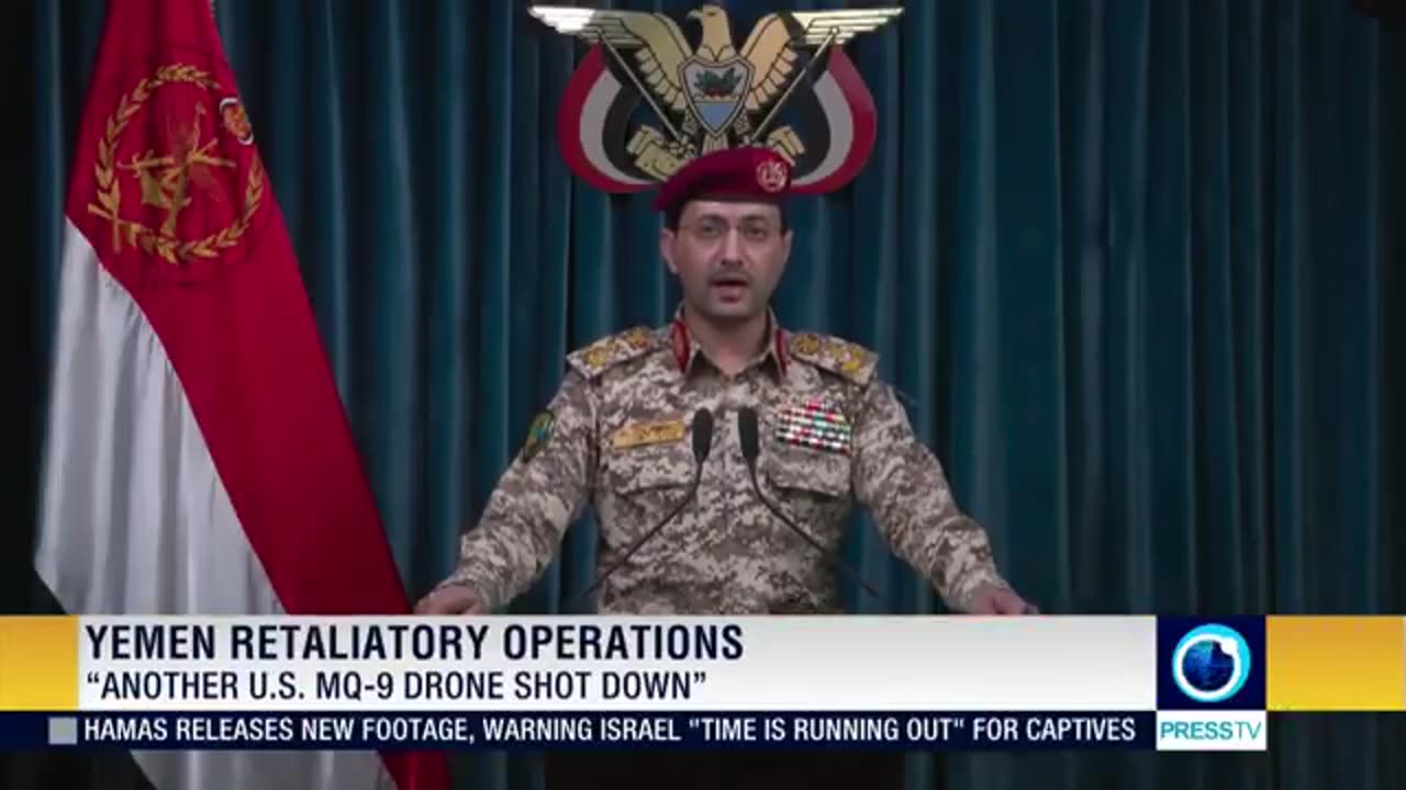 The Yemeni Armed Forces shot down another MQ-9 drone
