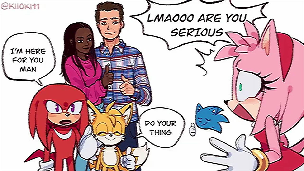 Moral support (sonamy comics)