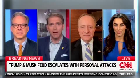 Scott Jennings responds to Trump, Elon Musk fight with a trash can