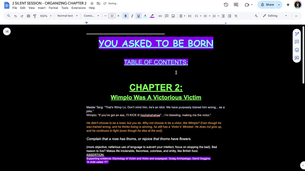 You Asked To Be Born: 18 - BSing pt. II- 5/8/2025