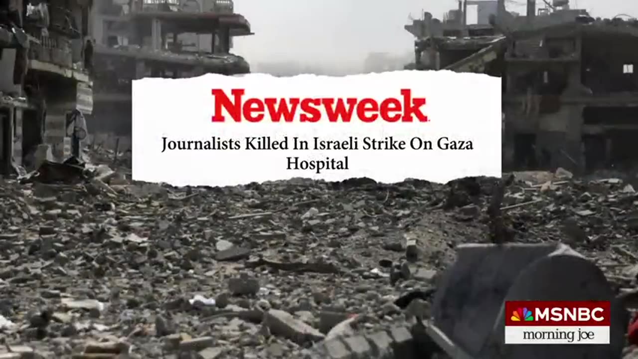 Breaking- Multiple journalists killed by Israeli strikes on Gaza hospital
