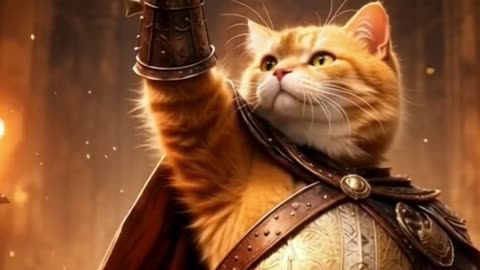 The Rise of the Cat King #CatKing #EpicCat #CatKnight #CinematicFantasy