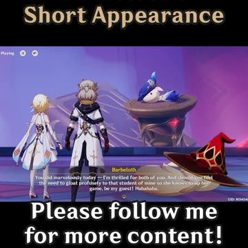 Barbeloth's short appearance