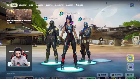 Playing Fortnite TN streamer