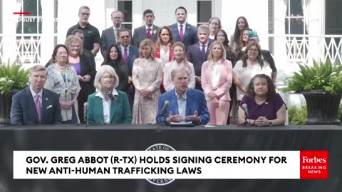 'The Worst Of The Worst'_ Gov. Greg Abbot Targets Human Traffickers With Two New Laws