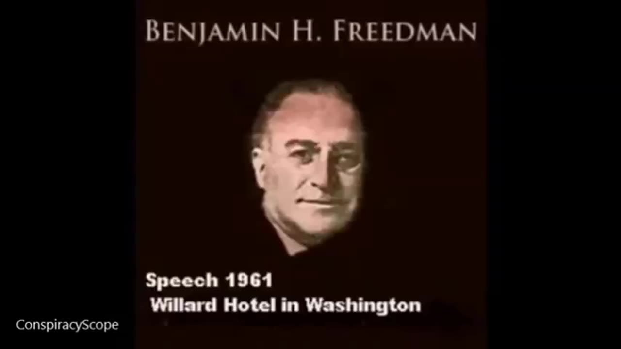 Benjamin Freedman Speech Unedited Version (1961)