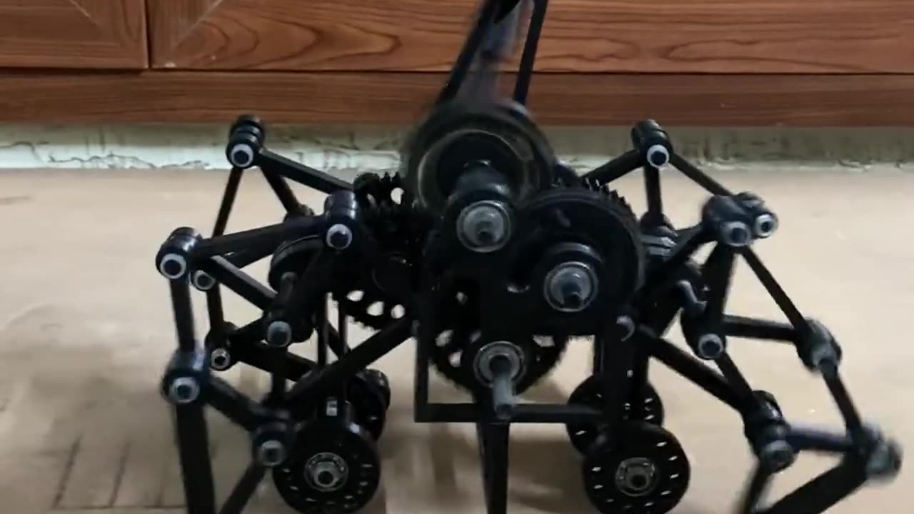 🤯✨ Simple Air Engine Powers Walking Mechanism! | FeedMyCuriosity