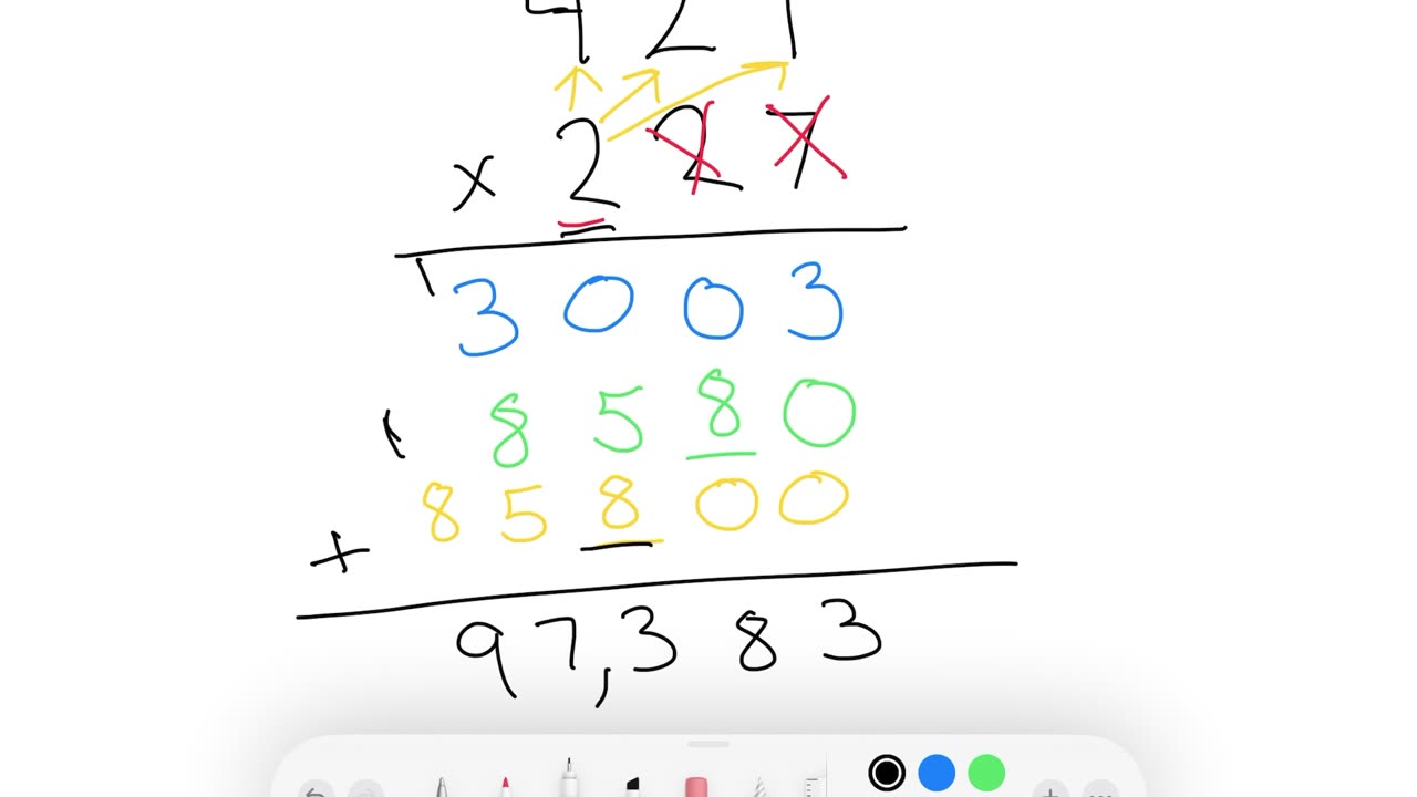 Multiplying Using Standard Algorithm (Part 2: Multi Digit)