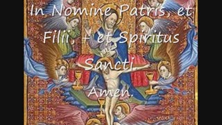 SS. PIUS PP. IX Declaravit Indulgentiam: In Nomine Patris, et Filii, + et Spiritus Sancti. Amen.