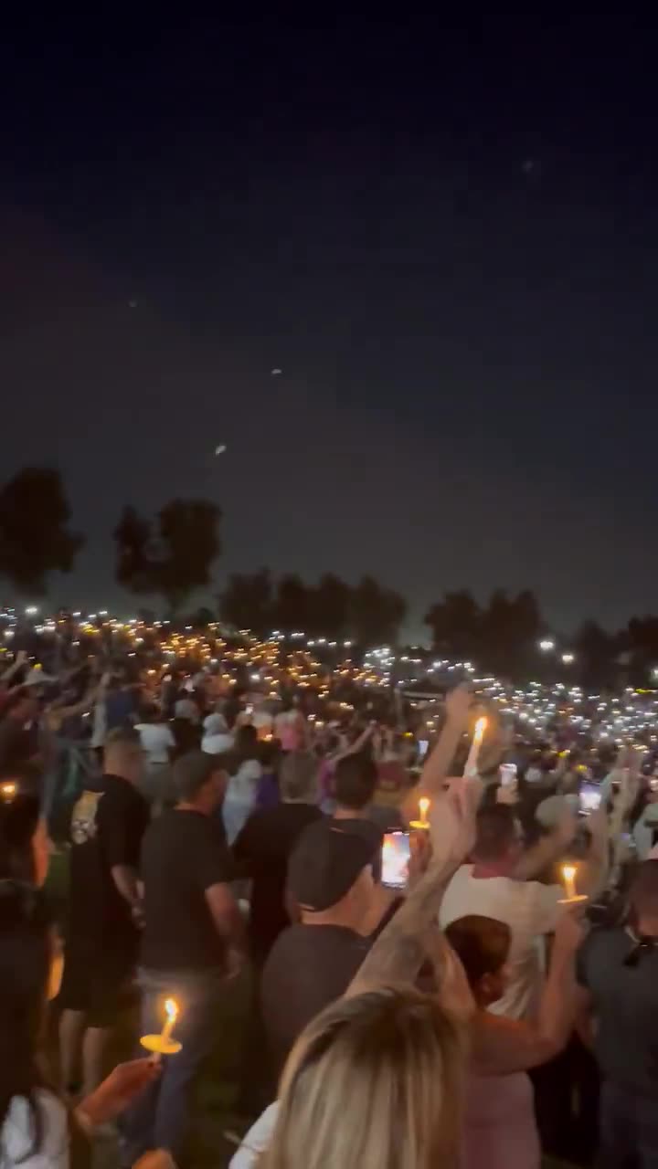 Bakersfield, California, for Charlie Kirk! Thats HUGE turnout.