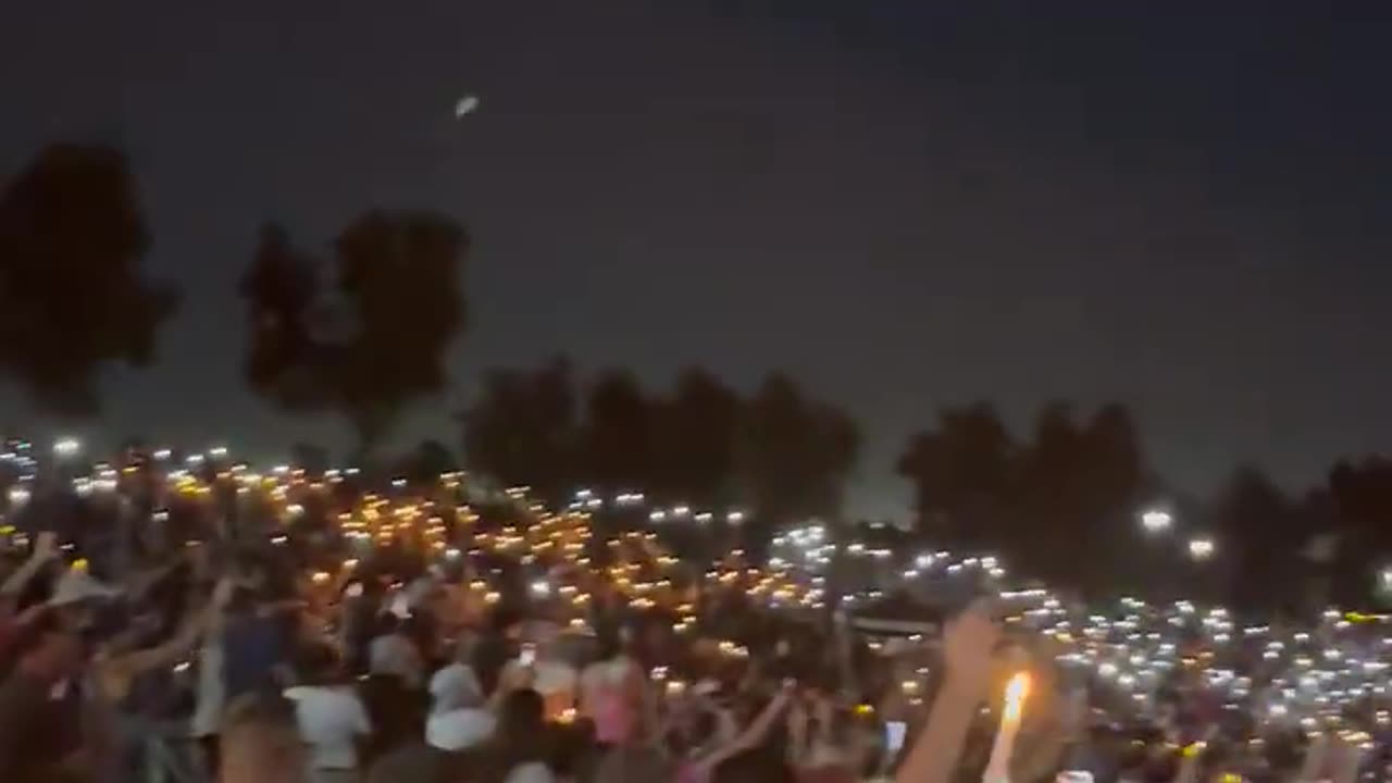 Bakersfield, California, for Charlie Kirk! That's HUGE turnout.
