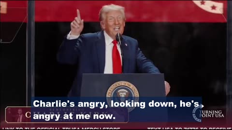 Trump DISAGREES With Charlie Kirk at His Funeral?
