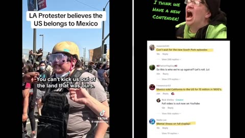 Protester speaks