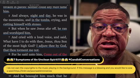 😱😱7 Symptoms of An Unclean Spirit!!!!😱😱 #CandidConversations