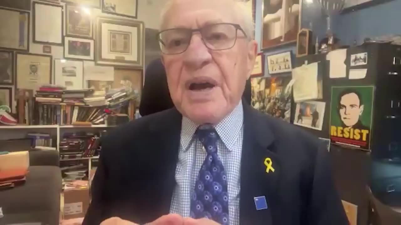 Dershowitz "knows the names" on the Epstein list, but can't reveal them.