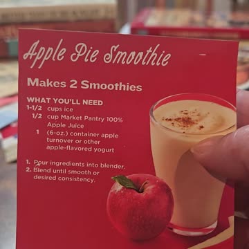 Recipe for Apple Pie Smoothie