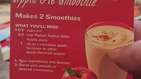 Recipe for Apple Pie Smoothie