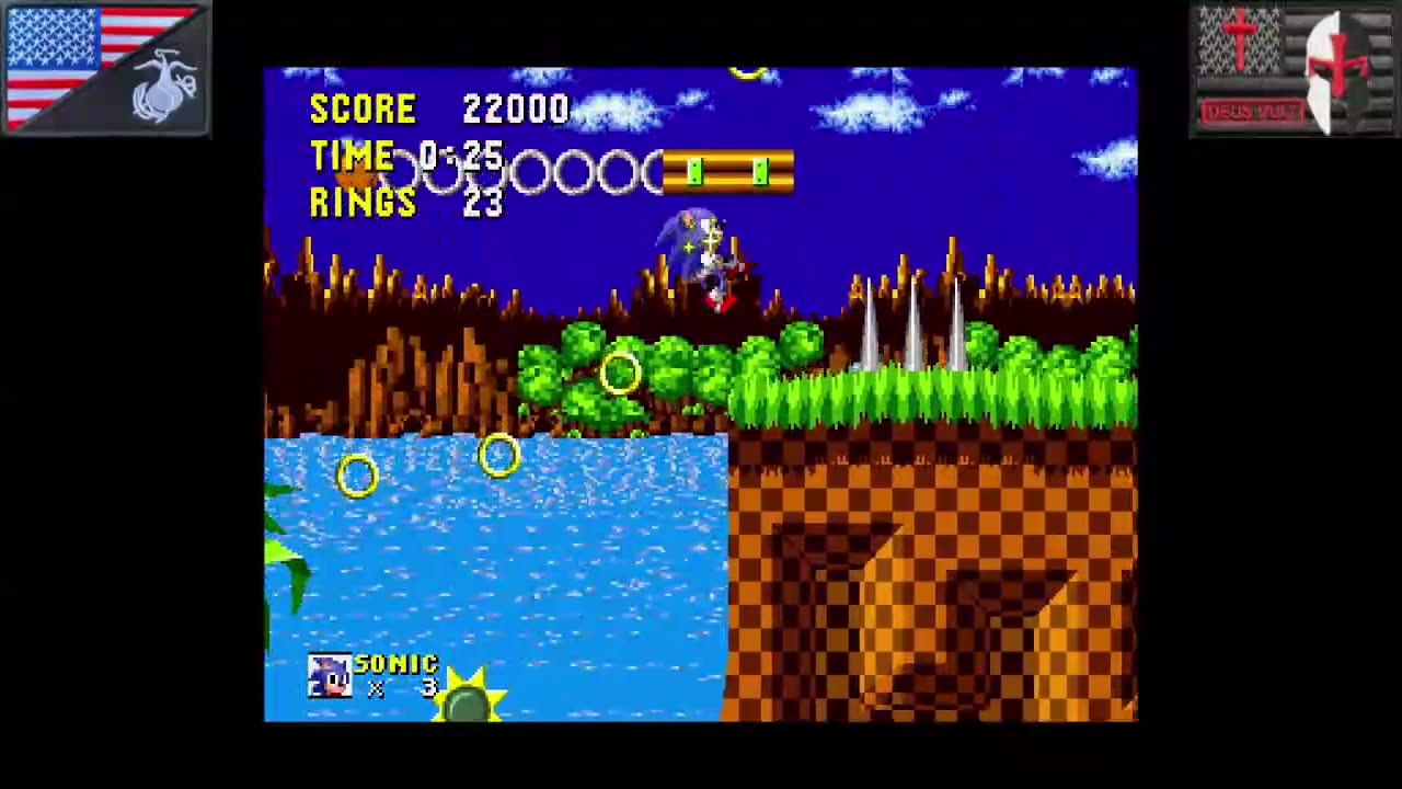 6-PAK: Sonic the Hedgehog (Sega Genesis - 1995) [NA Version]
