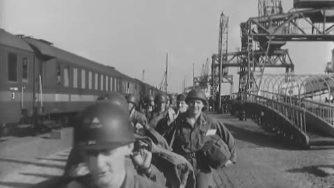 2ND ARMORED DIVISION ARRIVES,... - 2ND ARMORED DIVISION ARRIVES, BREMERHAVEN, GERMANY - 111-adc-9022