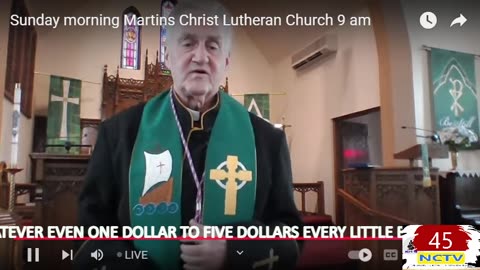 NCTV45 Christ Lutheran Church MATIN SERVICE SUNDAY JULY 27 2025