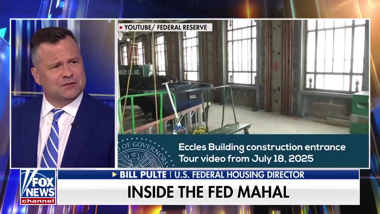 I go to this $2.5B Fed building & they’re tearing down marble & steel⁉️
