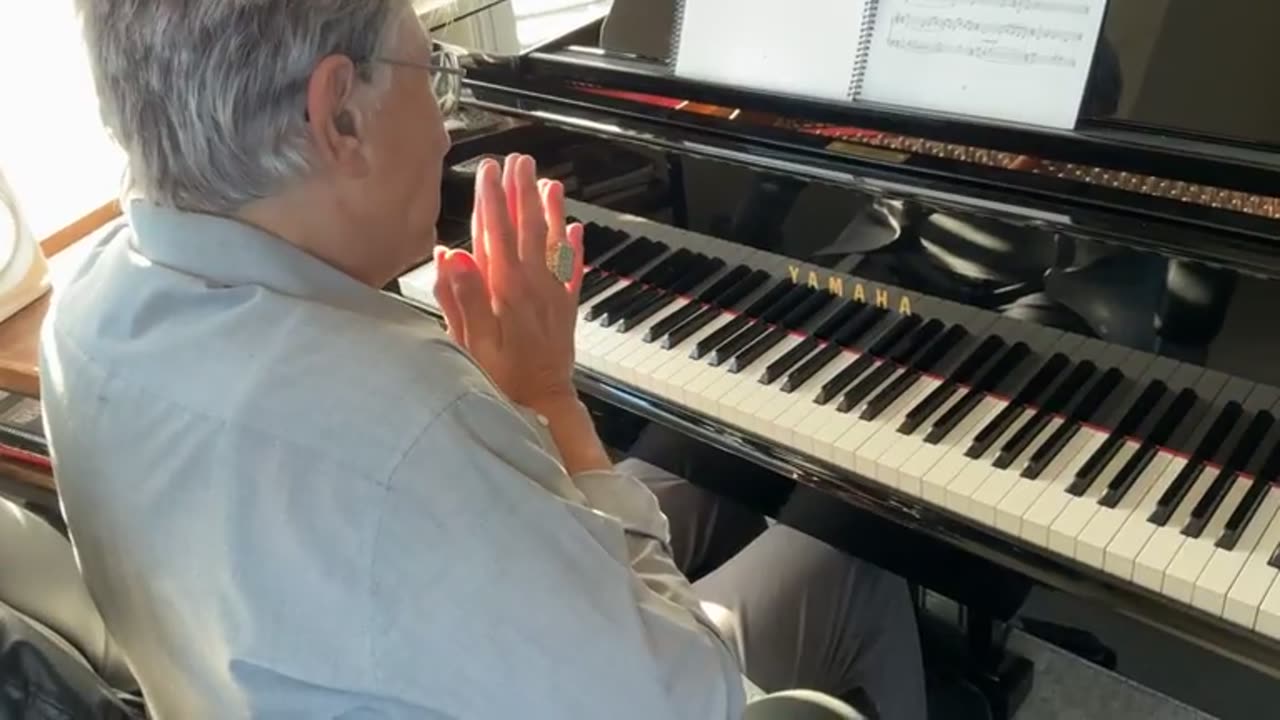 Dino at the Piano 10-16-25 Turn Your Eyes Upon Jesus/I Need Thee Every Hour