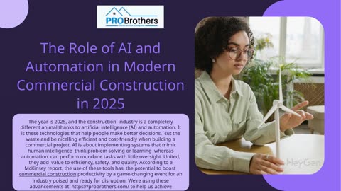 The Role of AI and Automation in Modern Commercial Construction in 2025