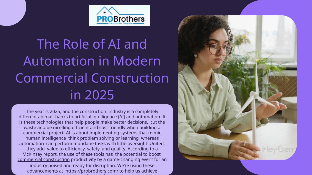 The Role of AI and Automation in Modern Commercial Construction in 2025