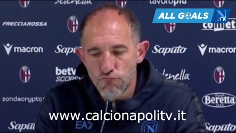 Bologna-Napoli 1-1 7/4/25 conferenza stampa Cristian Stellini