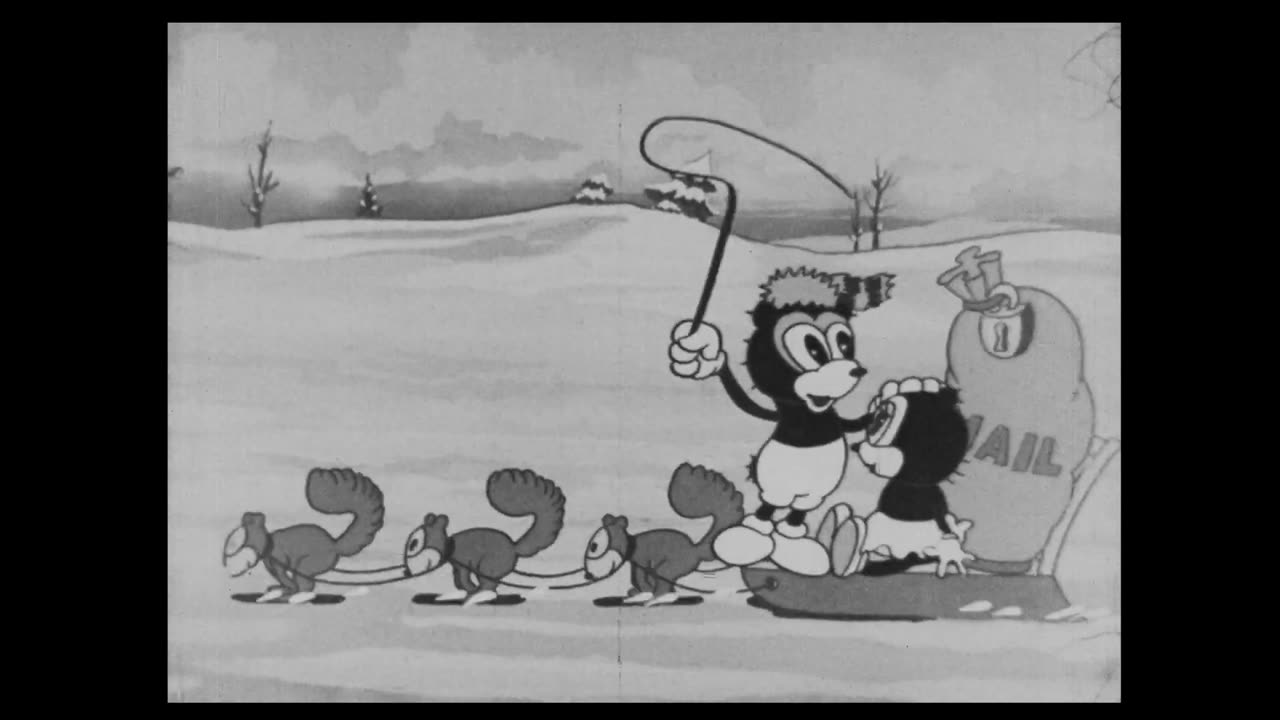 Cubby Bear in "The Last Mail" (1933) | Classic Cartoon Adventure