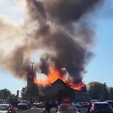 Muslims burn Canadian Church