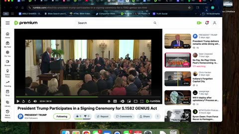Trump’s Genius Act is the Gen 3:1 subtilty of Satan to get us at Rev 13:15-17?