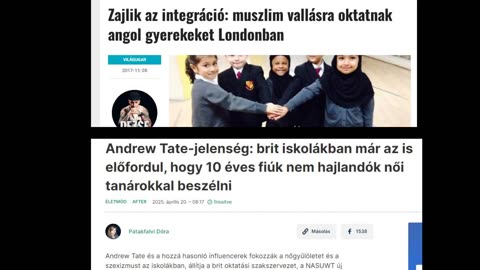 Migráns bűncselekményekért Andrew Tate-et hibáztatják
