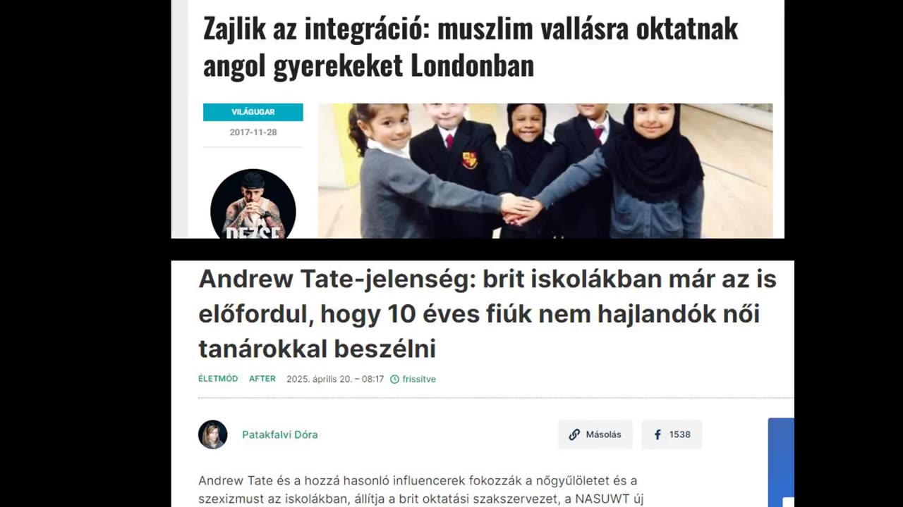 Migráns bűncselekményekért Andrew Tate-et hibáztatják