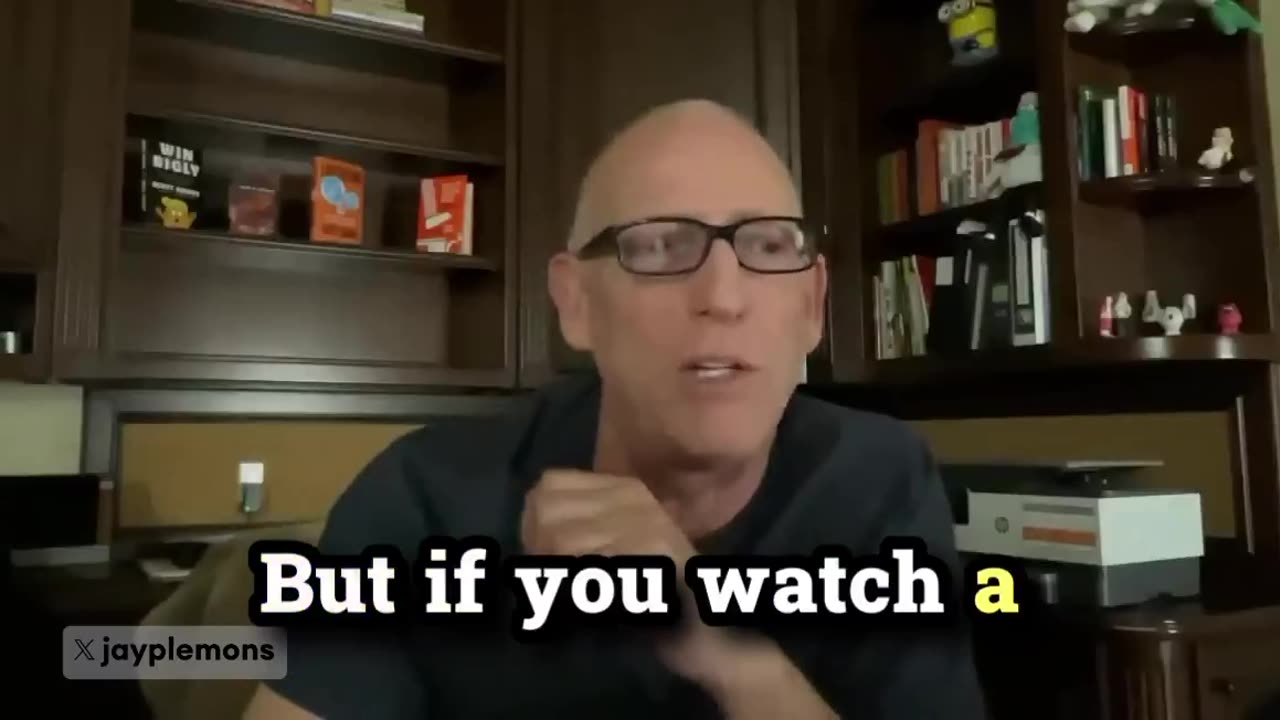 Scott Adams: Documentary is the lowest level of credibility at the highest level of persuasion.