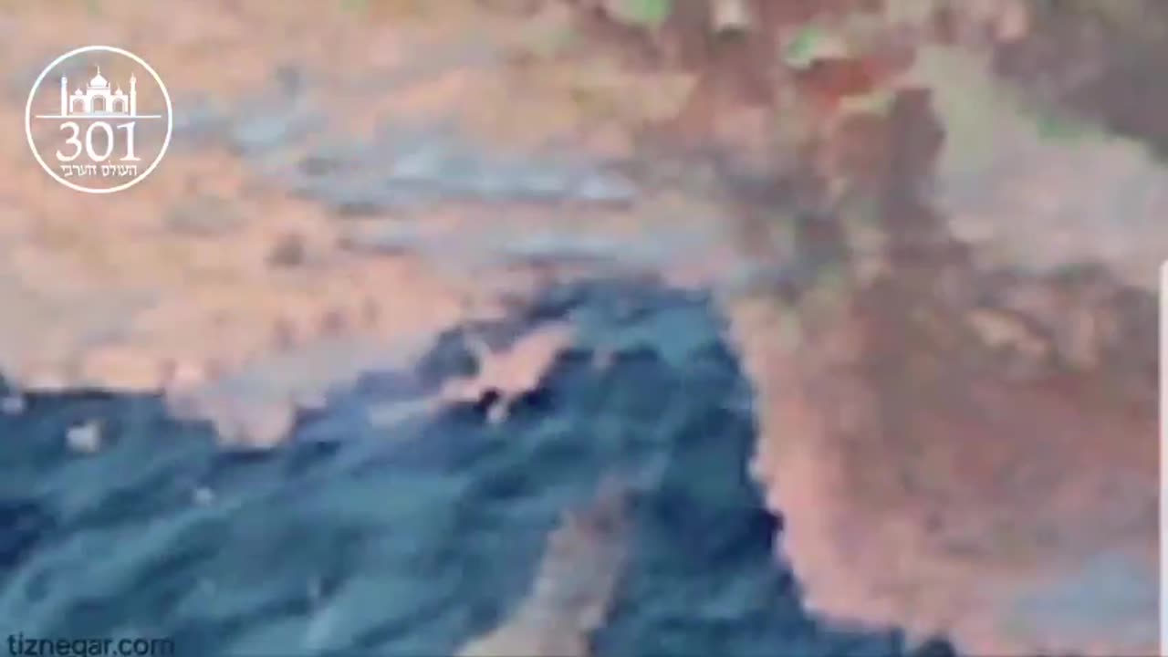 Moment of Iranian port explosion seen from space