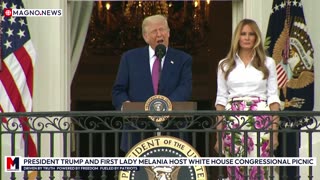 🇺🇸 President Trump & First Lady Melania host the Congressional Picnic at The White House [LIVE]