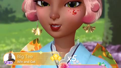 Lady b still haven't let Ebb hair loose