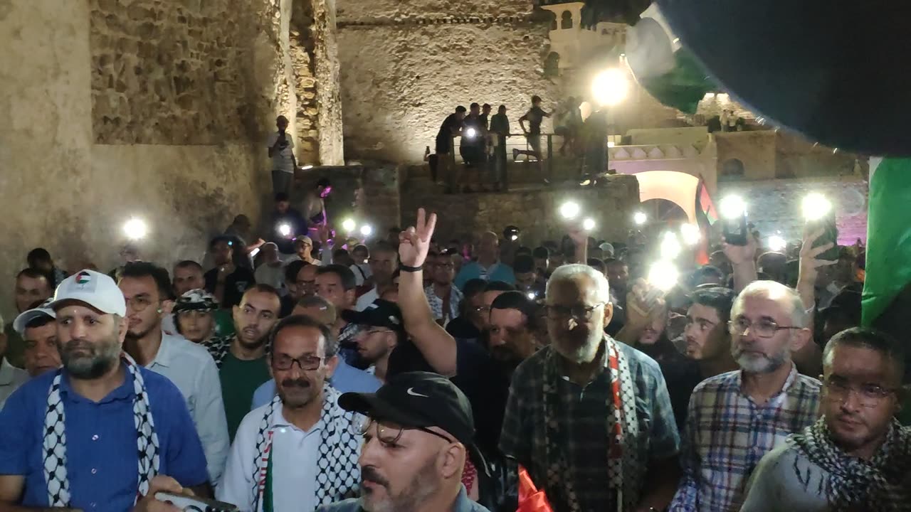 مسيرة شعبية بطنجة لدعم فلسطين ومناهضة التطبيع 28 08 2025 ساحة دار البارود