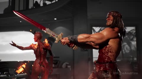 Mortal Kombat 1 Conan Vs Jean Claude Van Damme