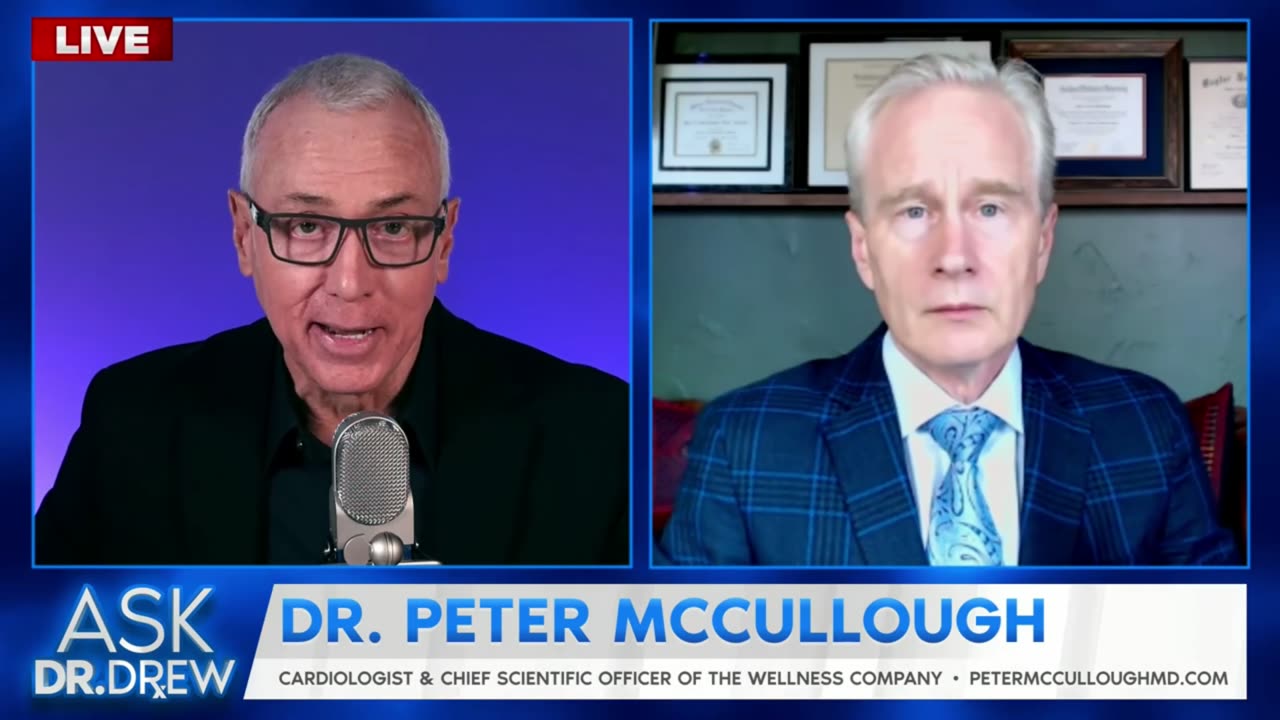 Dr. Drew Pinsky of Ask Dr. Drew Show Hosts Dr. Peter McCullough for a Pandemic Update