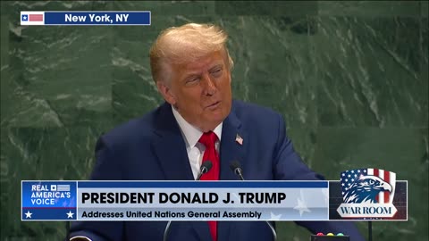 President Trump Addresses United Nations In General Assembly Speech