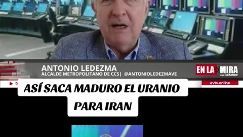 ASÍ SACA MADURO EL URANIO PARA IRAN, LA FABRICA ESTA EN BOLIVAR.