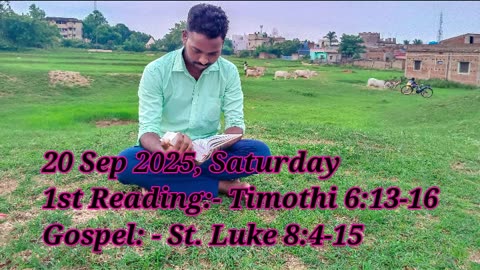 Catholic Daily Gospel and Reading in Hindi 20 September 2025 | Today's Bible Verse