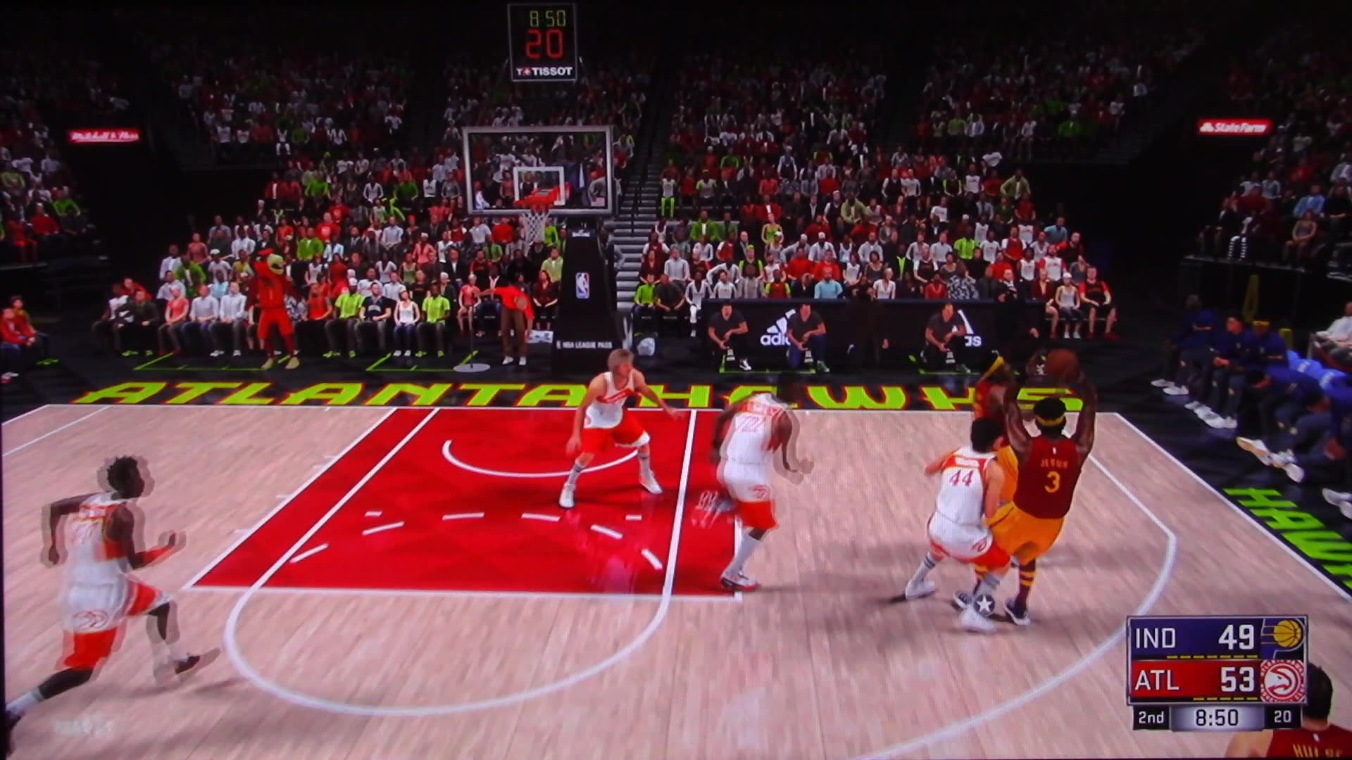 NBA2K: Indiana Pacers vs Atlanta Hawks