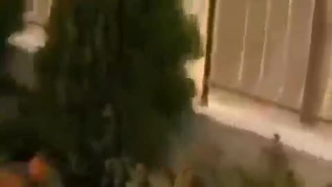 Heavy gunfire can be heard from the presidential palace in Damascus