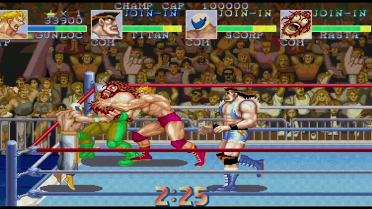 Gunloc + Titan vs Scorp + Rasta Tag Team Battle